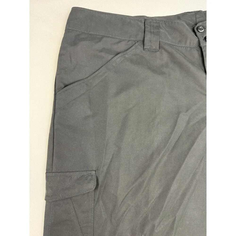 Columbia Womens Omni Shade Hiking‎ Pants Size 14 Black Outdoor Cargo